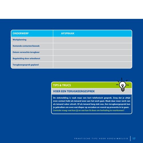 wat kun je met de verzuimmanager? - Risico-monitor.nl