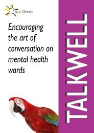 TalkWell: Encouraging the art of conversation on mental health wards