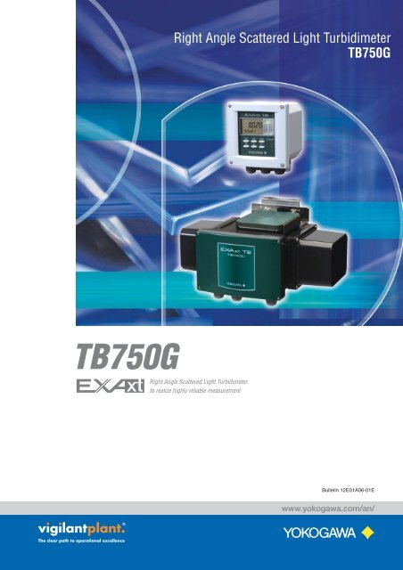 TB750G Right Angle Scattered Light Turbidity Analyzer - Yokogawa