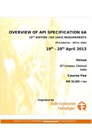 overview of api specification 6a - Iet-group.net