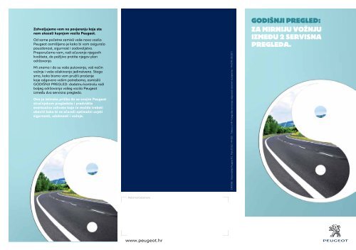 godiÅ¡nji pregled: za mirniju voÅ¾nju izmeÄu 2 servisna ... - Peugeot
