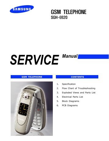 Samsung SGH-E620 service manual.pdf