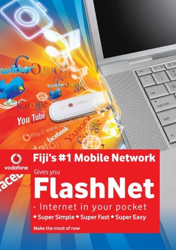 Fiji's #1 Mobile Network FlashNet - Vodafone Fiji