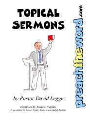 PDF - Topical Sermons - Volume 1 - Preach The Word