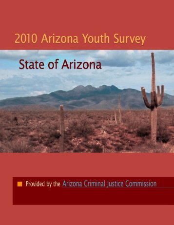 2010 Arizona Youth Survey - Arizona Attorney General