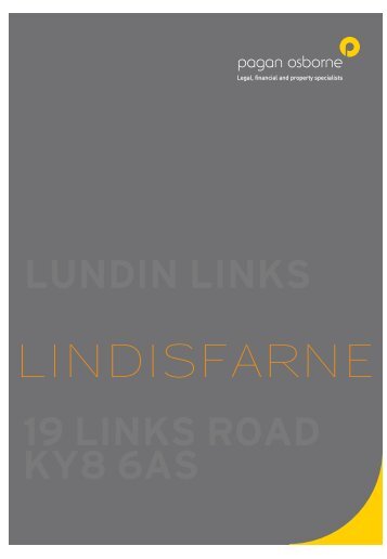 LUNDIN LINKS 19 LINKS ROAD KY8 6AS - Live.web-print.co.uk