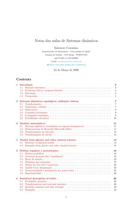 My title - Departamento de Matemática da Universidade do Minho