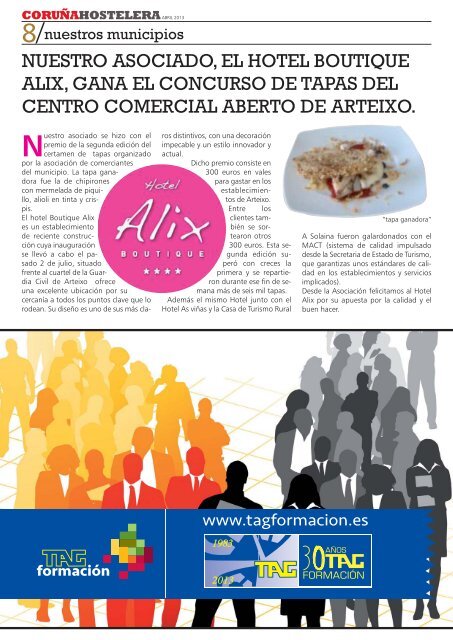 Revista Abril 2013 NÂº34 - AsociaciÃ³n de HostelerÃ­a de A CoruÃ±a