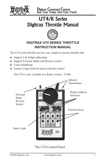 To read a full copy of the manual for this throttle ... - DCC Concepts