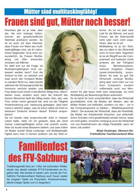 Familienzeitung des FFV 1/2014