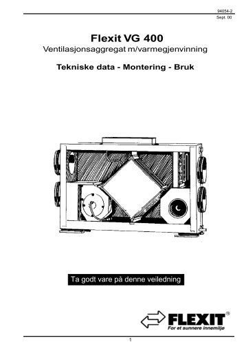 Brukerveiledning etter 2000 - Flexit