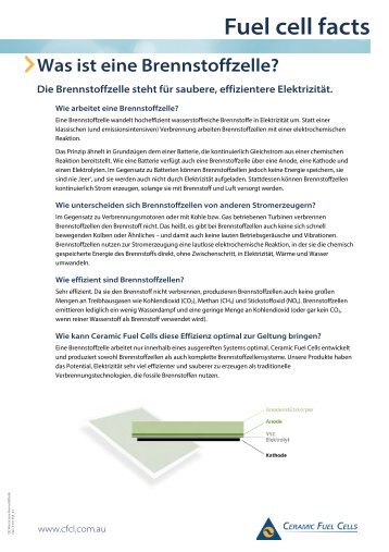 Was ist eine Brennstoffzelle? - Ceramic Fuel Cells