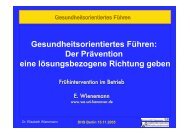 Gesundheitsorientiertes FÃ¼hren - Weiterbildungsstudium ...