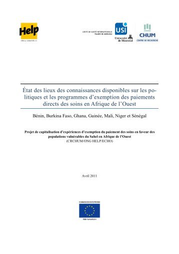 litiques et les programmes d'exemption des paiements directs des soi