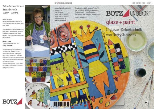 glaze+paint D - BOTZ Glasuren