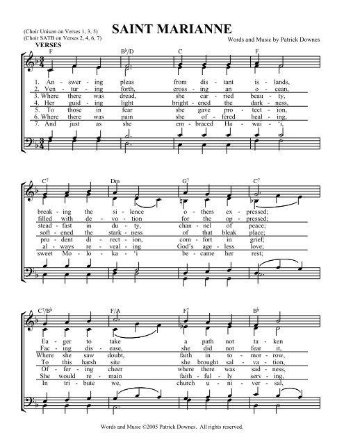 Download packet pdf - Mondoy Music