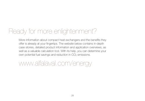 Worth the energy - Alfa Laval