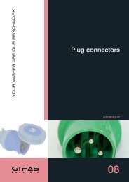 Plug connectors - GIFAS W.J. GrÃ¶ninger ELECTRIC GmbH