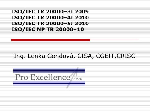 ISO/IEC TR 20000 â 5 - eFOCUS