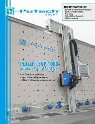 SVP 1080 Glass Saw Catalog