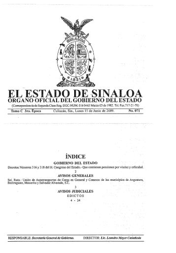 Gobierno del Estado de Sinaloa