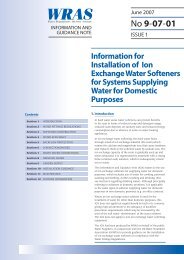 No 9-07-01 - Water Regulations Advisory Scheme