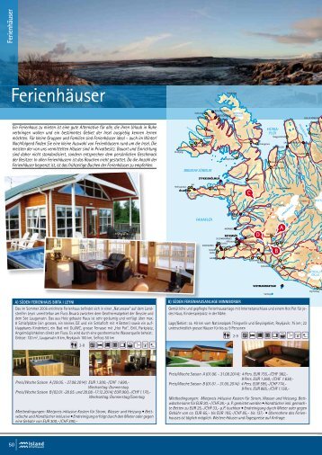 weitere Ferienhäuser Auswahl und Preise - Island ProTravel