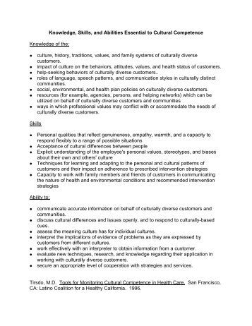 Developing a Competency Framework - Learning Skills from ... Competency profile template