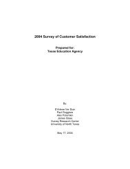 2004 Customer Satisfaction Survey (PDF, 566 KB) - TEA - Home ...