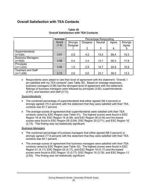 2004 Customer Satisfaction Survey (PDF, 566 KB) - TEA - Home ...