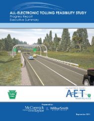 Interim Report Executive Summary - The Pennsylvania Turnpike