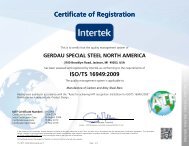 ISO/TS 16949 Certificate Jackson Mill - Gerdau Special Steel North ...