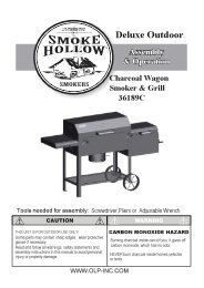 Charcoal Wagon Smoker & Grill (Model 36189C) - Smoke Hollow ...
