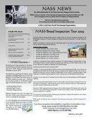 NASS Newsletter June 2009 - North American Shagya-Arabian ...