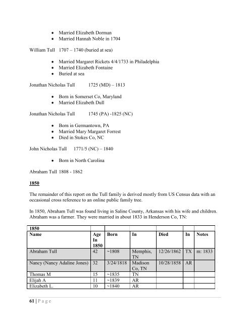 A Brief History of the Atkins, Stewart, and Smith Families - New Page 1