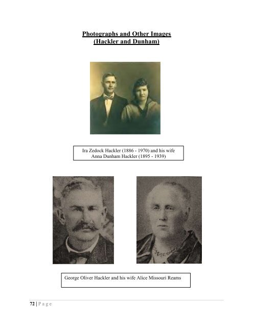 A Brief History of the Atkins, Stewart, and Smith Families - New Page 1