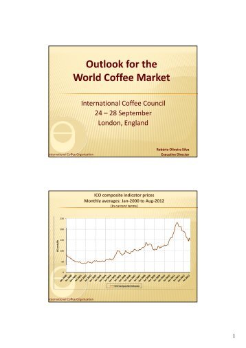 Outlook for the World Coffee Market - International Coffee Organization