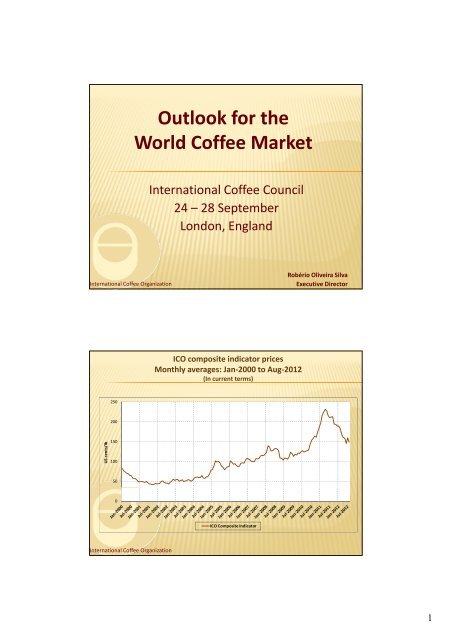 Outlook for the World Coffee Market - International Coffee Organization