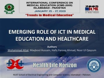 emerging role of ict in medical education and healthcare