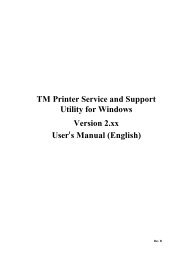 TM Printer Service and Support Utility for Windows ... - BlueStar