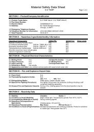 MSDS-EZ-Temp - Cosmedent