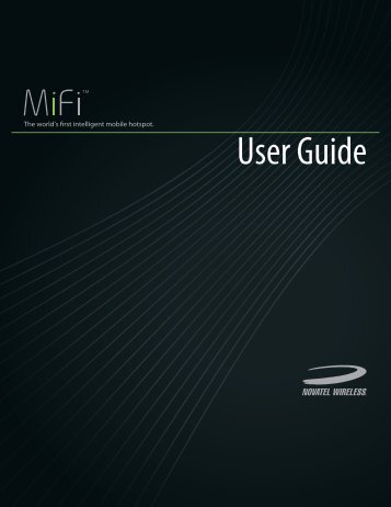 MiFi 2352_2372 User Guide - Novatel Wireless