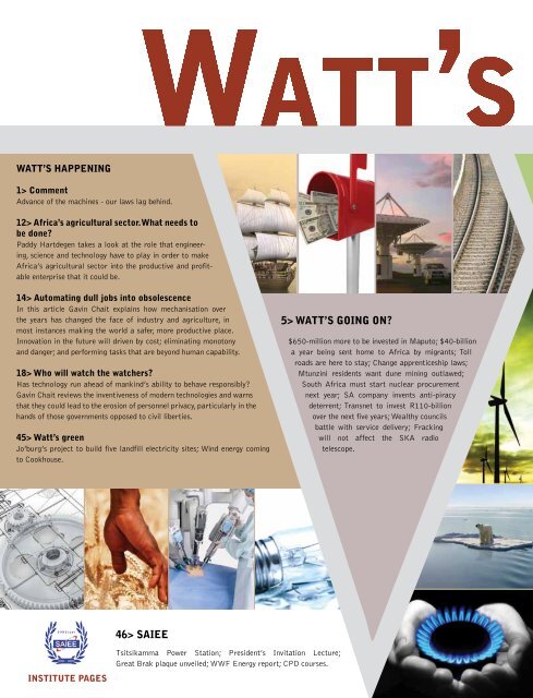 download a PDF of the full June 2011 issue - Watt Now Magazine