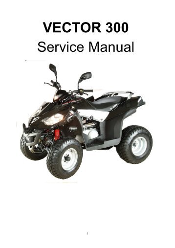 VECTOR 300 Service Manual