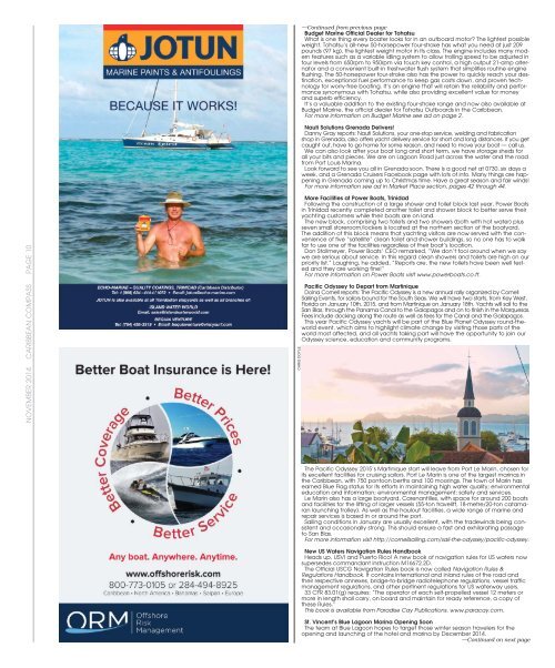 Caribbean Compass Sailing Magazine