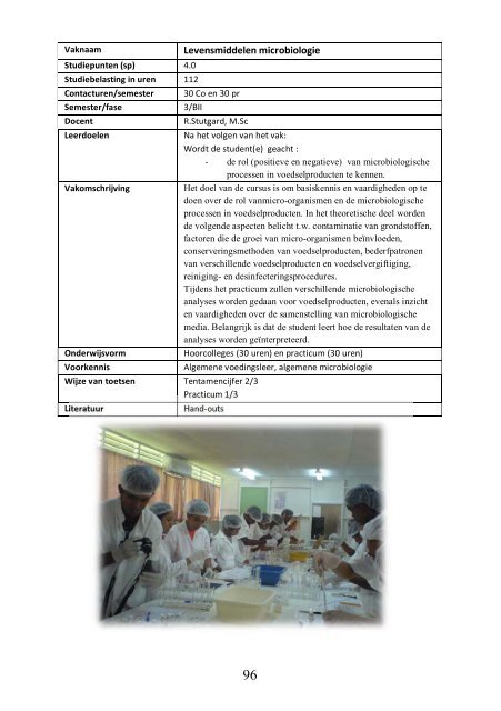 Studiegids 2012 -2013 - Anton de Kom University of Suriname