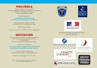 POZVÃNKA INVITATION - La France en RÃ©publique tchÃ¨que