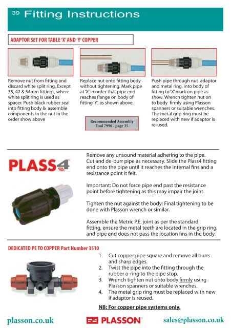 Compression Fittings - List Price - Peak Pipe Systems