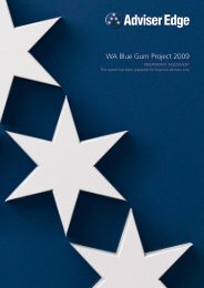 WA Blue Gum Project 2009