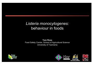 Survival of Listeria in processed meat and poultry products